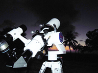 銀河旅行の夕べ、天体観測使用機材